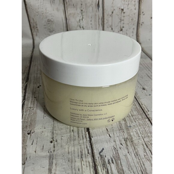 Josie Maran Argan Sugar Balm Body Scrub SWEET CLEMENTINE 18 oz. - Picture 2 of 4
